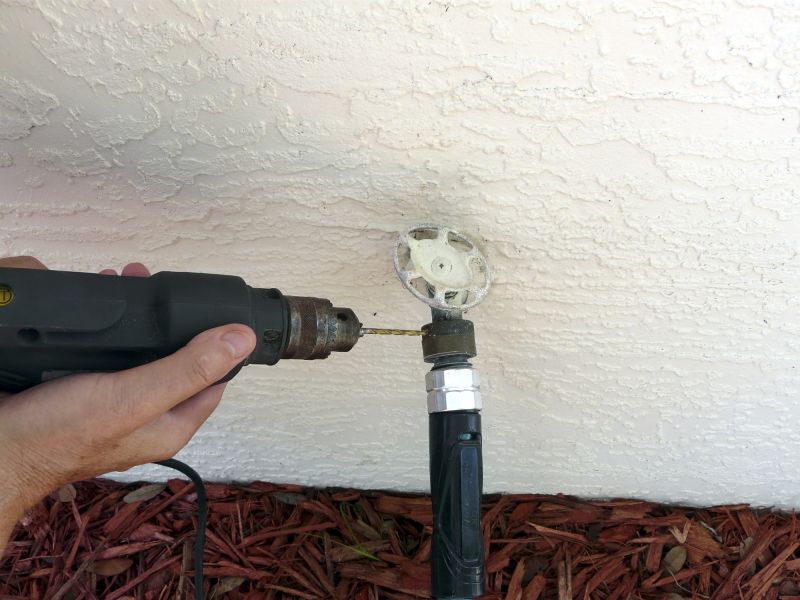 Close-up of a Backflow Valve